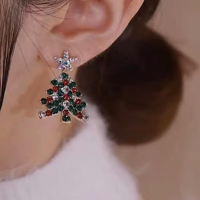 🔥HOT SALE🔥Christmas Tree Stud Earrings